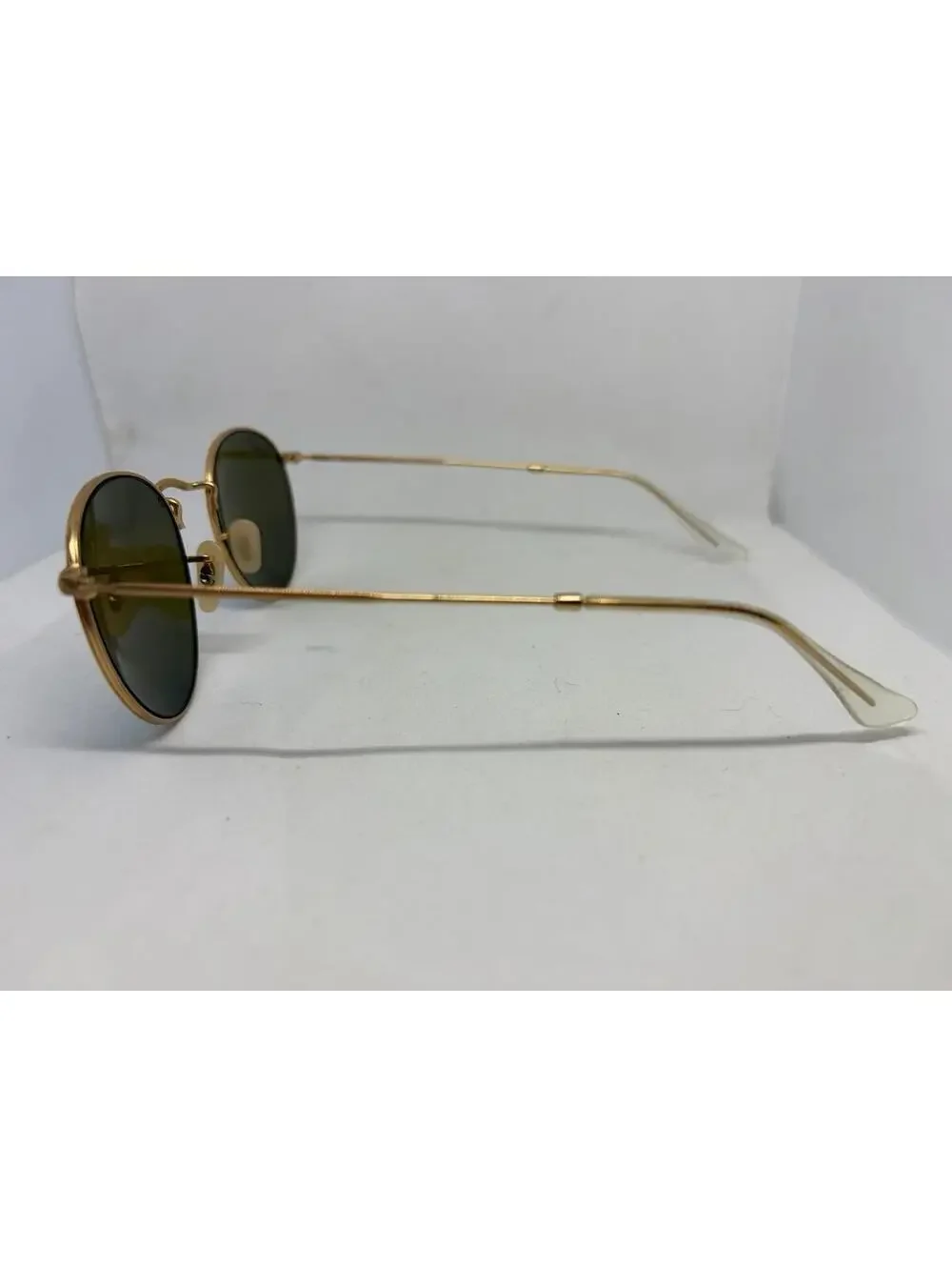 Ray-Ban RB3447 Round Metal Sunglasses Gold Blue Mirror Polarized 112/4L 50mm - Picture 2 of 7
